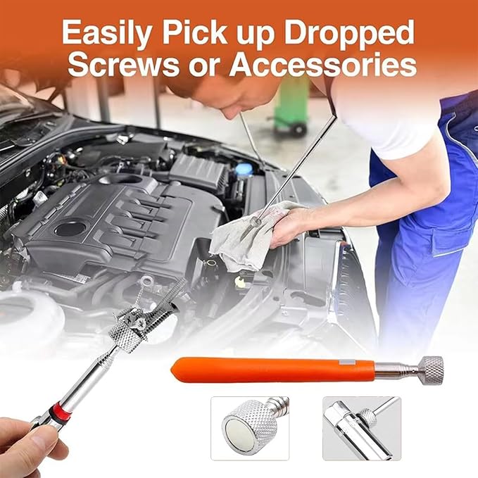 29PCS Car Tool Kit Set, Stainless Steel Essential Automotive Tools Sets with Carrying Bag