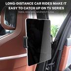 KUNGKIC for Car Headrest Tablet Holder for BMW X3 X5 X6 I20 G05 G06 G45 G60 G61 G70 Adjustable Tablet Car Mount for Back Seat Road Trip Essentials Black (Gravity clamp)
