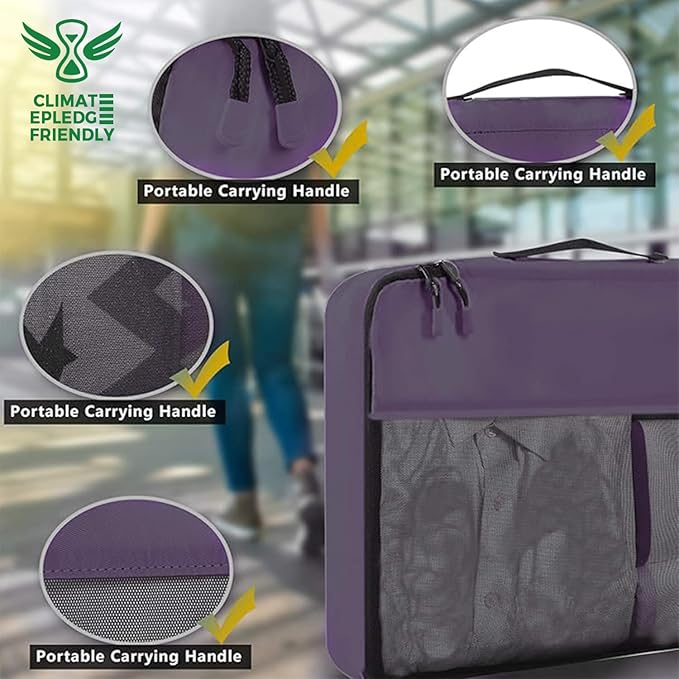 BAGAIL 8 Set/9 Set Packing Cubes Luggage Packing Organizer for Travel, Suitcase Packing Bags for Travel Accessories