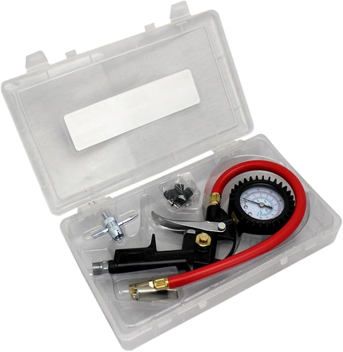 Milton EXELAIR 10 Piece Pistol Grip Inflator Gauge Kit, 1/4, EX0510PKIT
