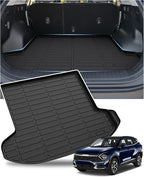 Sunsdrew Trunk Cargo Liner for 2023-2025 Kia Sportage Accessories (Include Hybrid), Rear Cargo Mat Trunk Mat All Weather Protection TPE Rubber Raised Edge (Not for PHEV)