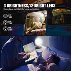 Portable Camping Fan with LED Lantern- 40H Work Time Rechargeable Battery Operated Fan with Hanging Hook for Tent Car RV Hurr