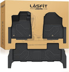 LASFIT Floor Mats for Honda Passport 2026, All Weather TPE Custom Fit Passport Floor Liner Accessories, 1st & 2nd Row, Black