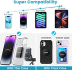 APPS2Car Magnetic CD Phone Holder for Car, Anti Shake Magnet CD Slot Phone Mount, Car Truck Accessories, Compatible with iPhone, Samsung & All Cellphones, for Smartphone Mobile(Metal Plate Required)