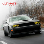 VViViD+ Ultimate Headlight Taillight Tint Vinyl Wrap (12" x 7ft, Yellow Tint)