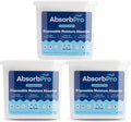 Moisture Absorber Tub Fragrance Free - 3-Pack - 18 oz Unscented Disposable Odor Eliminator Box & Dehumidifier for Garage,