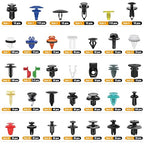 GOOACC 1125Pcs Bumper Clips Car Retainer Clips - 26 Most Popular Sizes Plastic Push Rivets Fender Clips Door Trim Panel Clip 