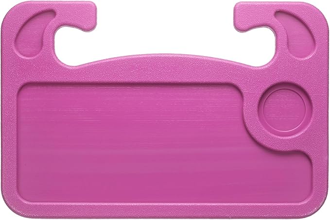 HARFINGTON 2 in 1 Car Steering Wheel Tray Car Food Trays Auto Steering Wheel Under Table Desk for Eating Food Drink Laptop Writing Work, Pink