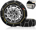 Auto Tightening Snow Chains for Car, SUV & Pickup Trucks – 1-Min Quick Install, Reusable Emergency Tire Chains for Snow & Ice