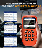 OBD2 Scanner,V880 Car Scanner Diagnostic Tool: Car Check Engine Code Reader with Reset,Live Data & Freeze Frame,Mode 6, Mode 8,