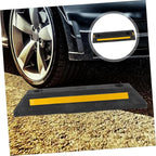 Rubber Garage Parking Stopper Tire Stops for Garage Floor Heavy Duty Wheel Block