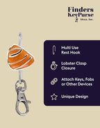 Women’s Bag Charm Key Finder, Car Keychain Hook, Cute Purse Organizer & Tote Bag Accessories, Gifts for Mom - Slim Pickings