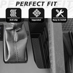 Muslogy Center Console Inserts Compatible with 2024 2025 2026 Tacoma Accessories Middle Console Gear Shift Waterproof Silicone Inserts Beside Handbrake Gear Shift Storage Organizer (Won't fit 4Runner)