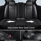 Car Seat Covers Full Set, Waterproof Faux Leather Automotive Seat Covers for Cars, Breathable Universal Car Seat Covers Prote