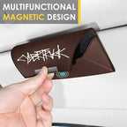 Cybertruck Sunglass Holder Box Clip Compatible with Tesla Cyber Truck Interior Accessories Eyeglass Visor Decor