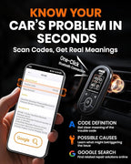 ANCEL BD310 OBD2 Scanner & Engine Code Reader - Advanced Battery Test, Trip Analysis, Performance Test, Bluetooth Diagnostic