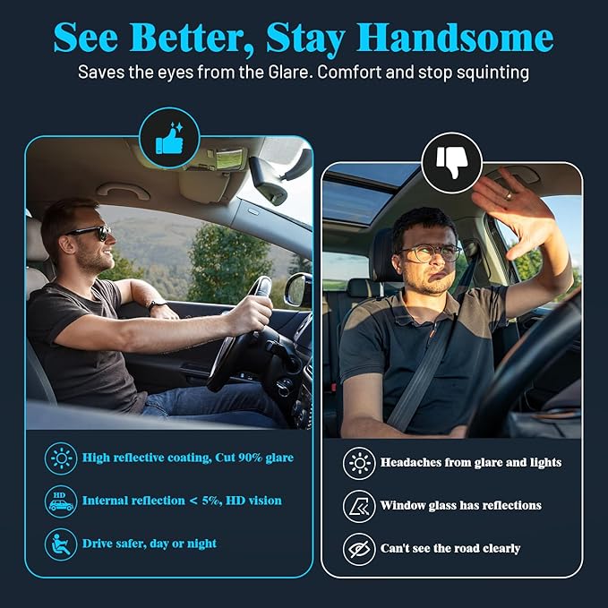 Car Window Tint Film 20% VLT - 20Inch x 20Ft Roll | UV & Heat Blocking Automotive Window Film | Privacy, Glare Reduction, Scratch Resistant, Easy DIY Install