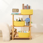 MiniArk Small Storage Baskets for Organizing | Closet Organizer Bins | Shelf Toy Basket | Woven Rope Baskets | Cube Decorativ