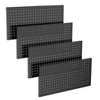TORACK 4-Pack 12x24 inch Metal Pegboard Panels for Wall, Garage Tools Pegboard for Workbench, Modular Peg Board, Tool Organiz