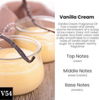 C Classy Car Air Freshener Hanging 2 Pack, Vanilla Cream Essential Oil Diffuser for Cars, Long-Lasting Fragrance, Cute Glass 