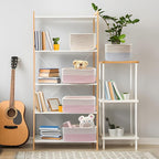 COMFY-HOMI 11.5"x7.5"x4.7" Storage Baskets for Organizing | Cotton Rope Woven Basket | Toy Storage Bin Box | Basket for Shelv