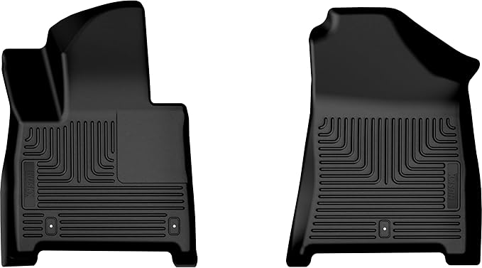 Husky Liners Weatherbeater Floor Mats | Fits 2024-2026 Mazda CX-90, 2025 Mazda CX-70 | Front Row, 2-pc Black - 13571