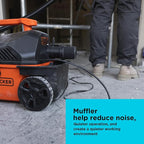 BLACK+DECKER Shop Vacuum Wet and Dry, 4 Gallon 5.0 Peak HP Wet/Dry Vacuum, Quiet Operation with Muffler, Long Reach Cleaning 
