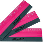 NEWISHTOOL Vinyl Wrap Squeegee for Vinyl, Big Size Wallpaper Smoothing Squeegee, 3 Pack 25CM Decals Squeegee with Ruler & Micro Suede Felt Edge for Sign Making Graphic Window Tint Film Application