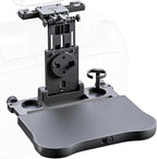 Car Seat Tray Table - Foldable Car Kids Passenger Roadtrip Eating Food Backseat Travel Trays Dinning Working Laptop Desk with Non-Slip Pad/Phone/Tablet Holder
