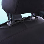 CAR PASS Line Rider Sporty Cloth 11PCS Universal Fit Car Seat Cover -100% Breathable with 5mm Composite Sponge Inside,Airbag 