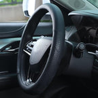 Yangday Leather Steering Wheel Cover for Toyota RAV4 Corolla Camry Highlander, 14.5-15 inches Car Steering Wheel Cover with N
