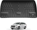 3W Cargo Liner Fit for Honda Odyssey 2026 2025-2018 Custom Fit Trunk Liner Mini Passenger Van, All Weather Use Heavy Duty Trunk Mat Black