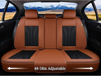 FLORICH Leather Seat Covers, Seat Covers Full Set, Car Seat Protectors 5 Seats,Automotive Seat Covers Fit for Most Cars Truck
