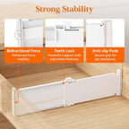 Lifewit 8" High 4 Pack Deep Drawer Dividers, 13.8-22.5" Adjustable Drawer Divider for Clothes with 12 Pack Drawer Dividers 4"