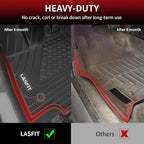LASFIT Floor Mats Fit for Lexus 2026 2025 2024 2023 2022 NX/NX250/NX350 (Not for Hybrid), All Weather Car Mats for Lexus NX 250/NX 350/NX 350 F Sport TPE Heavy Duty Floor Liners,Front & Rear Rows