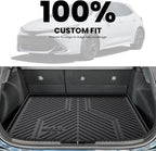 LASFIT Cargo Mat for Toyota Corolla Hatchback 2019-2026, Custom Fit All-Weather TPE Rubber Trunk Mat for Toyota Corolla Accessories, Waterproof, Easy to Clean, Black
