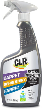 CLR Brands Automotive Carpet, Upholstery & Fabric Cleaner, 22 oz. Spray Bottle, Fast-Acting Stain Remover, Cleans Mud, Coffee