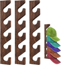 3 Pcs Hat Rack for Baseball Caps, Wall Mounted Wooden Hat Storage Organizer Hanger, Wall Vertical Hat Holder Caps Display Rac