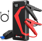 Portable Car Jump Starter, 4150A Peak Portable Car Battery Charger, 12V Battery Jump Box for Motorcycle, Truck Up to 12L