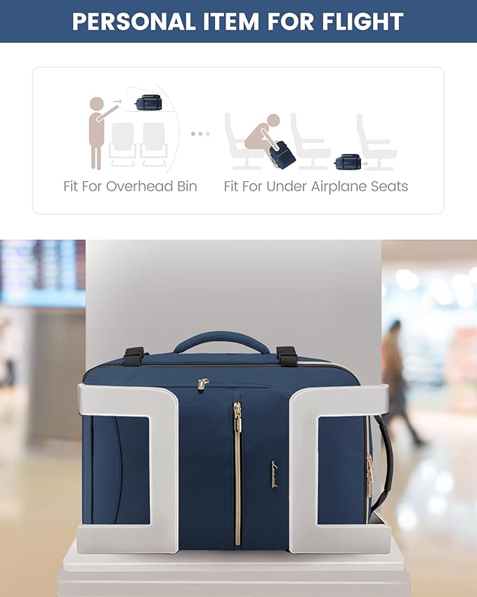 LOVEVOOK Travel Backpack for Women & Men 50L,Airline Approved Carry On Backpack Travel Essentials,TSA Carry on Luggage,Waterp
