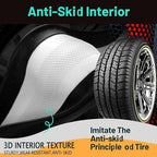 18 Inch Truck Steering Wheel Cover Leather Wheel Semi-Truck Comfy Grip Cover Anti Slip Car Accessory, Fits Rv, Big Rig and Classic Car(Red, Classic Style)