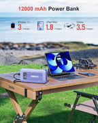GOOLOO G7 3000A Jump Starter with Built-in Cable,Portable Power Bank for 45W Fast Charging,12V SuperSafe Lithium Jump Box,