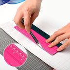 NEWISHTOOL Vinyl Wrap Squeegee for Vinyl, Big Size Wallpaper Smoothing Squeegee, 3 Pack 25CM Decals Squeegee with Ruler & Micro Suede Felt Edge for Sign Making Graphic Window Tint Film Application
