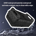 Car Trunk Organizer, Collapsible Sturdy Multi-Compartment Vehicle Cargo Storage Bag, Removable Automotive Trunk Organization