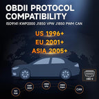 Upgraded of NT301, FOXWELL NT301 Plus 2-in-1 OBD2 Scanner Car Battery Tester, Professional Code Reader Check Engine Diagnostic
