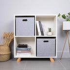 Thicker Fabric Storage Cubes 13 inch Collapsible Storage Bins for Organization, Cubby Storage Boxes for Organizing Shelf Cabi