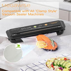 MegaWise Vacuum Sealer Machine Bags, 6 inch wide and 19.6 Feet Long for Megawise & other brand vacuum Perfect for Meal Prep a