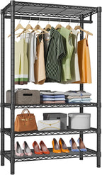 VIPEK V1 Wire Garment Rack 4 Tiers Heavy Duty Clothes Racks for Hanging Clothes Large Clothing Rack Freestanding Closet with 
