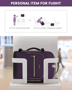 LOVEVOOK Travel Backpack for Women & Men 40L,Airline Approved Carry On Backpack Travel Essentials,TSA Carry on Luggage,Waterp