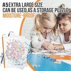 24pcs Mesh Zipper Pouch File Bags Puzzle Storage Bags, A5 Size 9.4 x 6.9 Inches Large Reusable Zipper Pouches for Organizing 